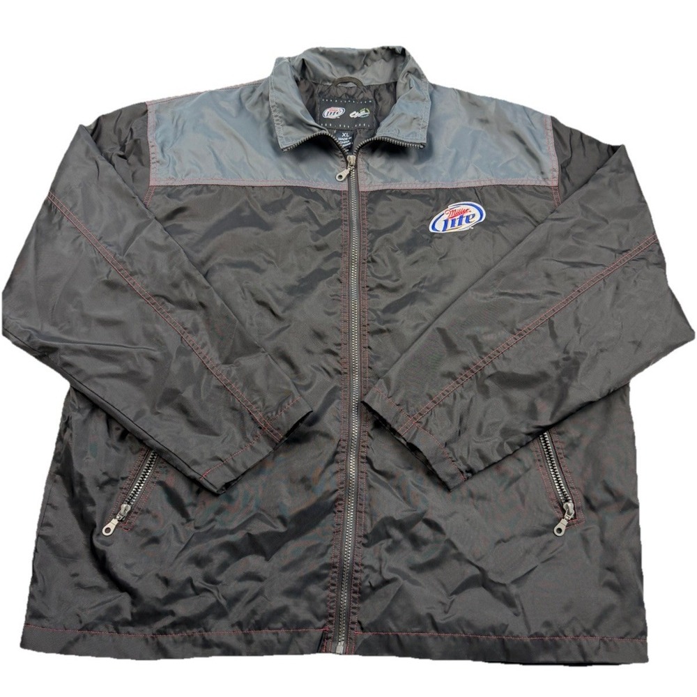 Miller Lite x Harley Davidson 105 Years Jacket Windbreaker Sz XL Promo Sponsor
